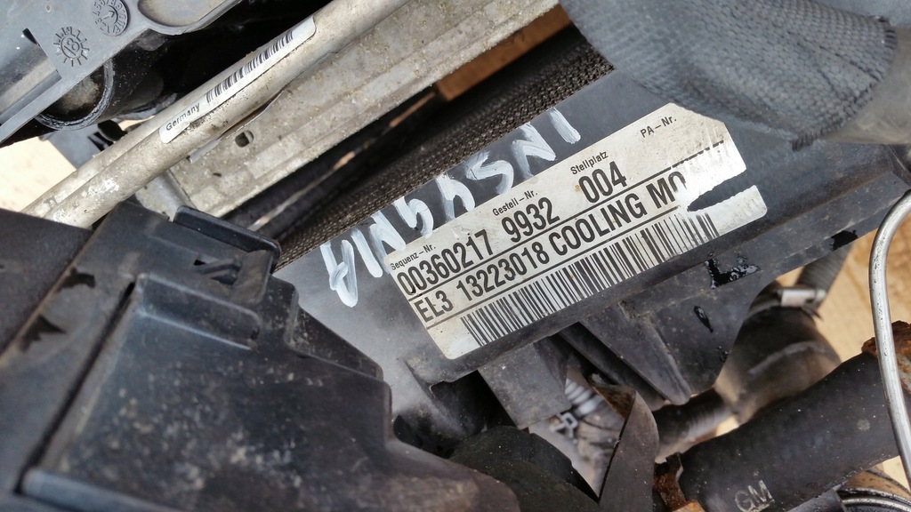 фото №6, Pas перед радиатор opel insignia a 2.0 tdi