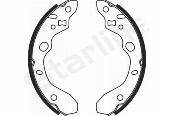 Купити Starline bc 07910 starline гальмівні колодки гальмівні