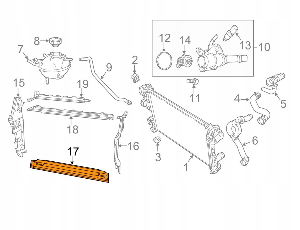фото №1, Труба впускний повітря do jeep compass mp 2017-2020 68244643ab