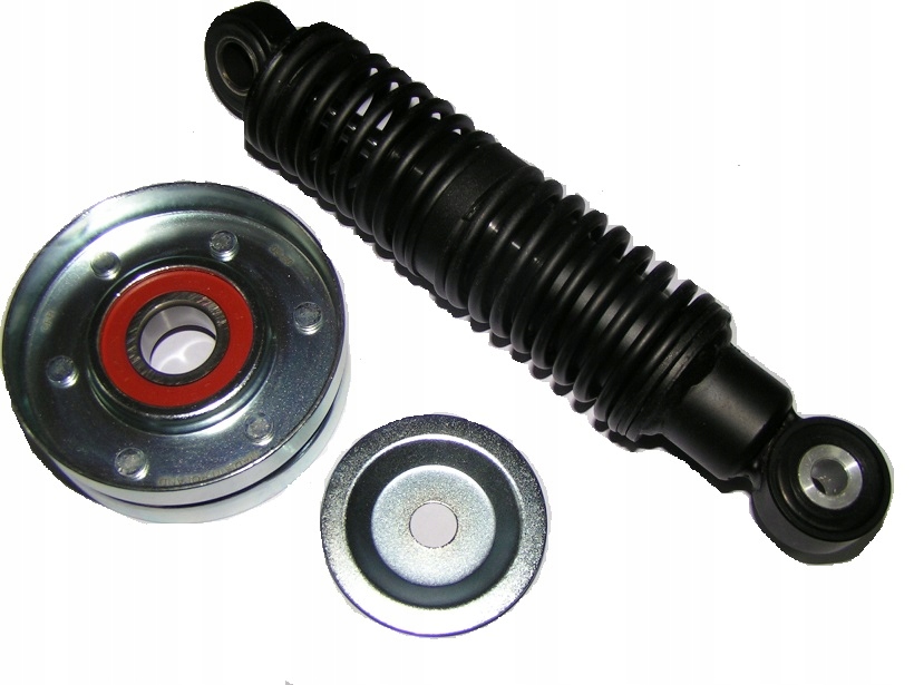 фото №1, Ролик натяжителя + амортизатор гаситель колебаний ремень pk audi a6 c4 2.5tdi