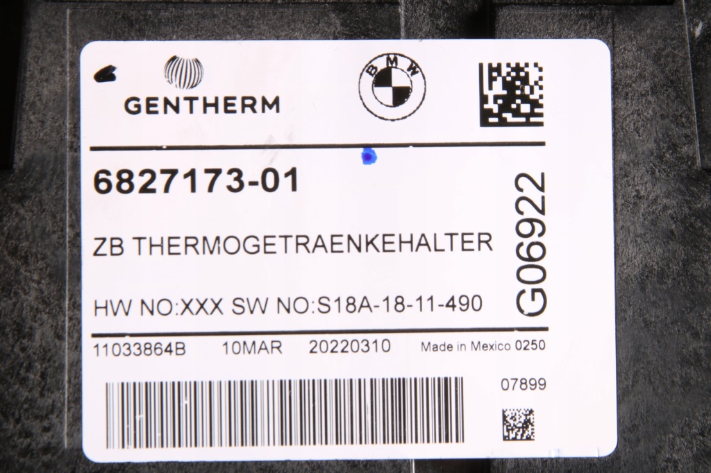 Купить Bmw x5 g05 x6 g06 x7 g07 кронштейн термический na напитки кружки подстаканник 6827173