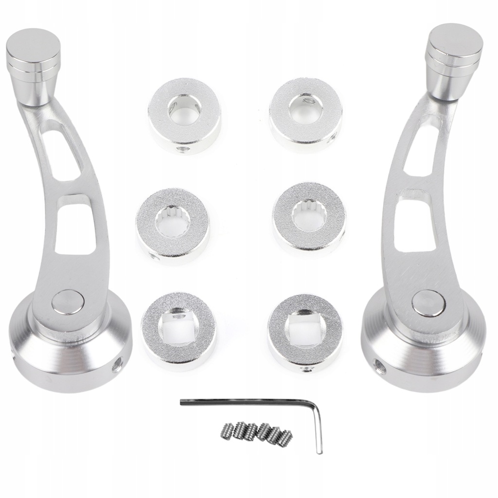 фото №1, 2szt. ручка стеклоподъемника do открывания стекло стоп алюминий