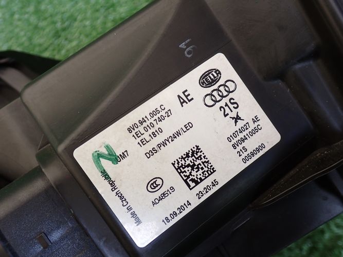 фото №8, Audi a3 8v bi ксенон lift 16- фара лівий лампа ліва