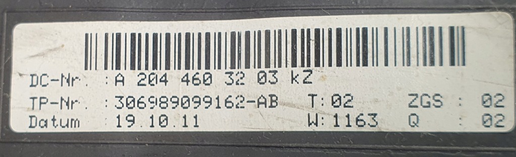 фото №6, Повітропровід mercedes glk x204 a2044603203