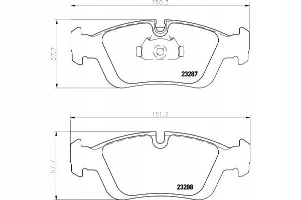 фото №16, Textar тормозные колодки + датчик перед bmw 3 e46 z4 e85