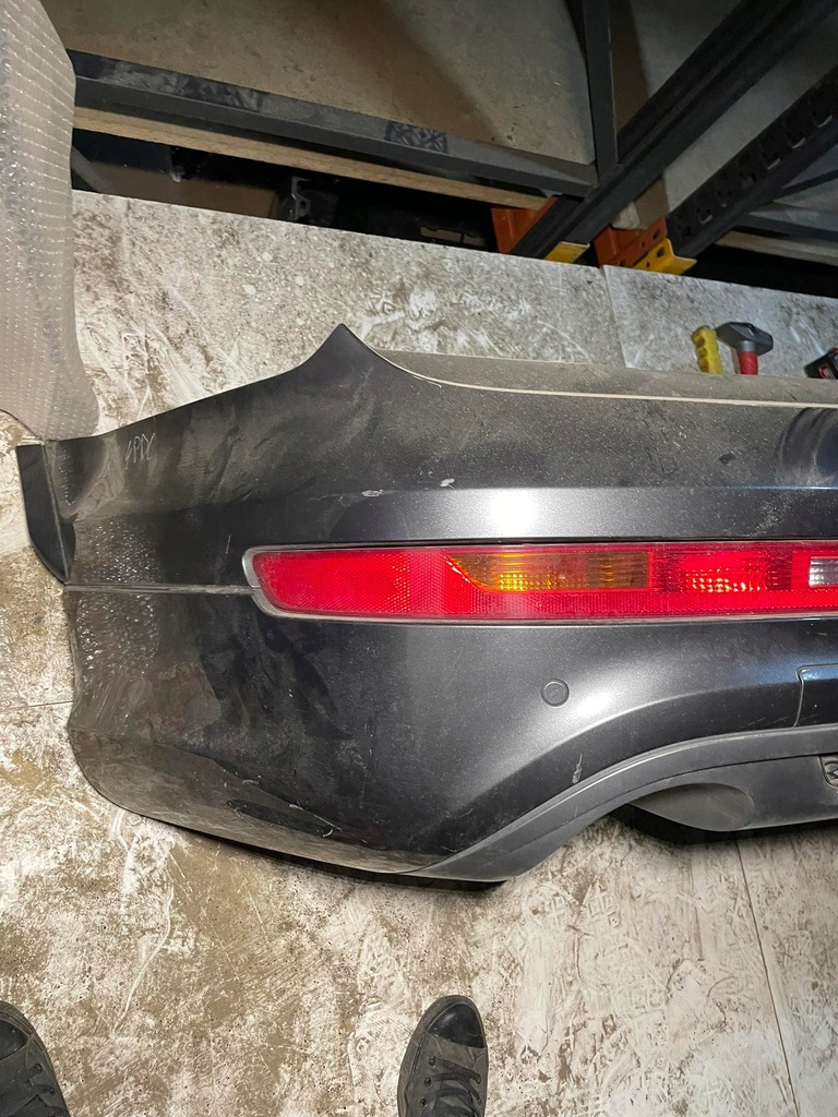 фото №12, Audi q7 4l бампер задняя sline 4pdc szary