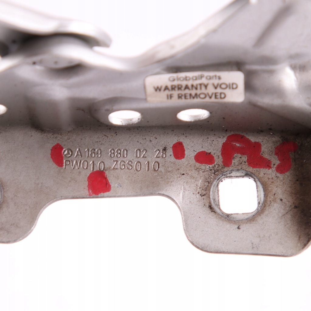 фото №10, Mercedes w169 петля капот правый polar silver 761