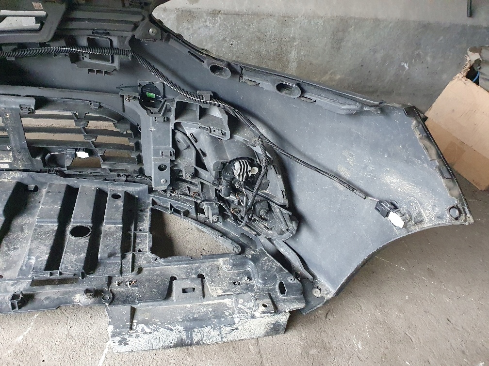 фото №8, Clio iv lift 2017- бампер перед kompletny pod лампи led 6xpdc super стан