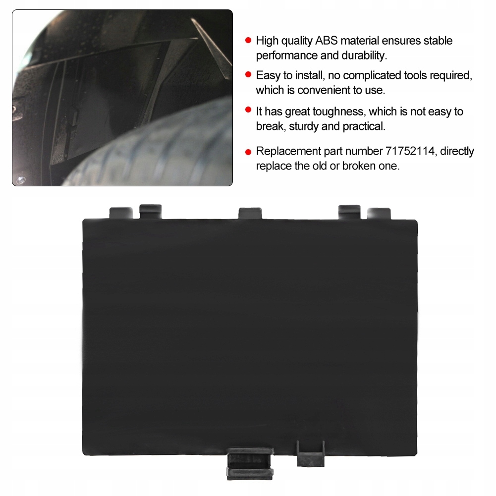 фото №8, Вкладыши подкрылок fiat 500 перед правое 71752114