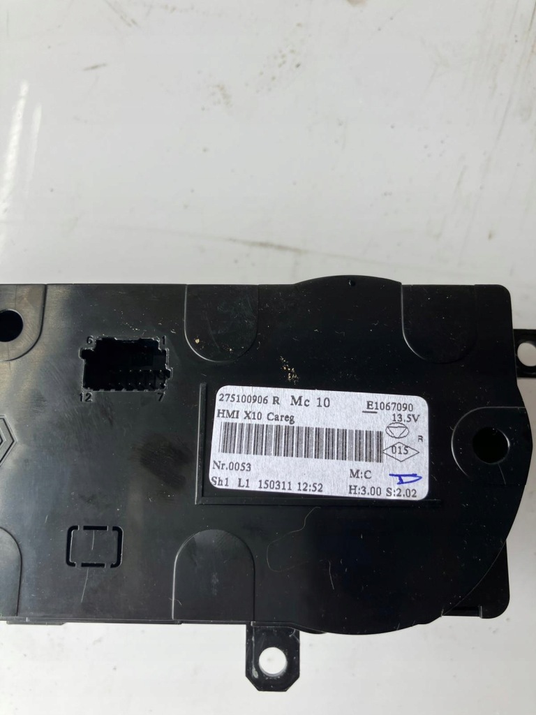 фото №4, Панель кондиционера обдув renault zoe 275100906r