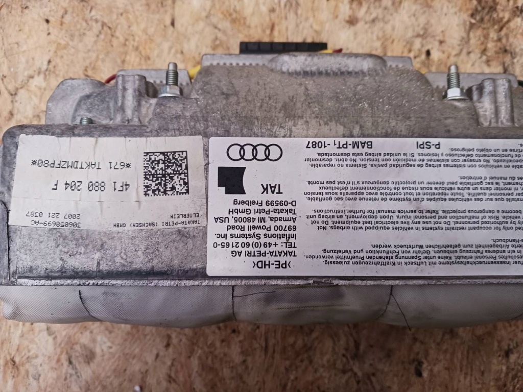 фото №3, Подушки безопасности датчик audi a6 c6