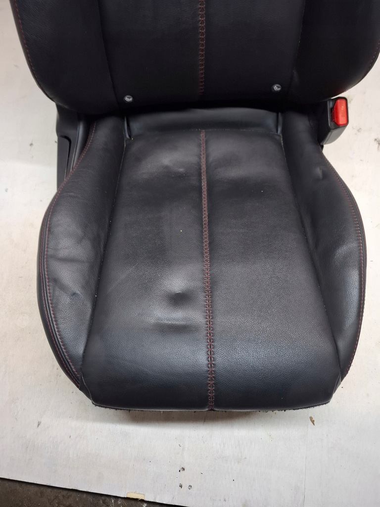 фото №6, Mazda mx5 iv 15-23 сиденье правый перед кожа czarna bose нитка czerwona