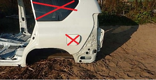 фото №1, Toyota land cruiser 150 четверть задняя левая задняя