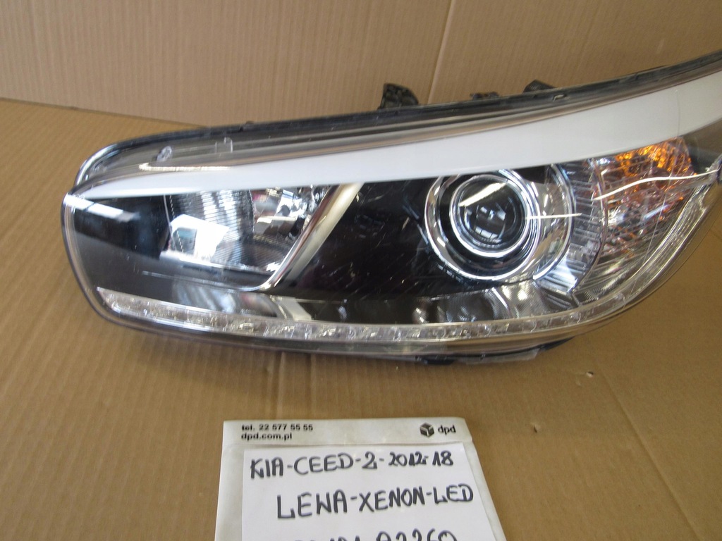 фото №3, Kia ceed ii 2012-2018 лампа перед ліва ксенон led
