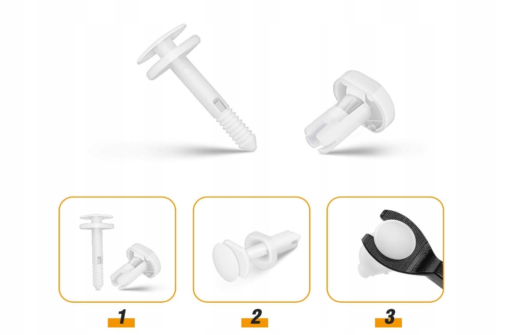 фото №8, Chrysler plymouth voyager dodge jeep tesla gmc кліпси оббивка бампера