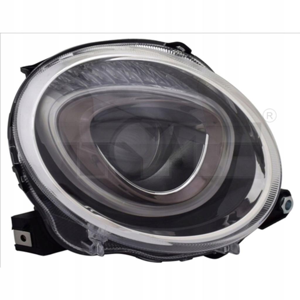 фото №1, Лампа fiat 500 15- фара правий