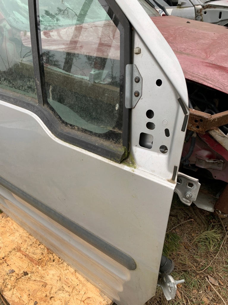 фото №5, Transit connect mk1 двері правий перед скло ручка сріблястий bdb