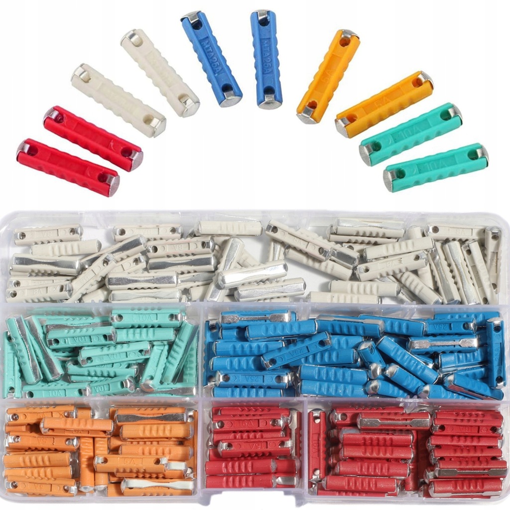 фото №1, Набір запобіжники cylindryczne набір 200 szt