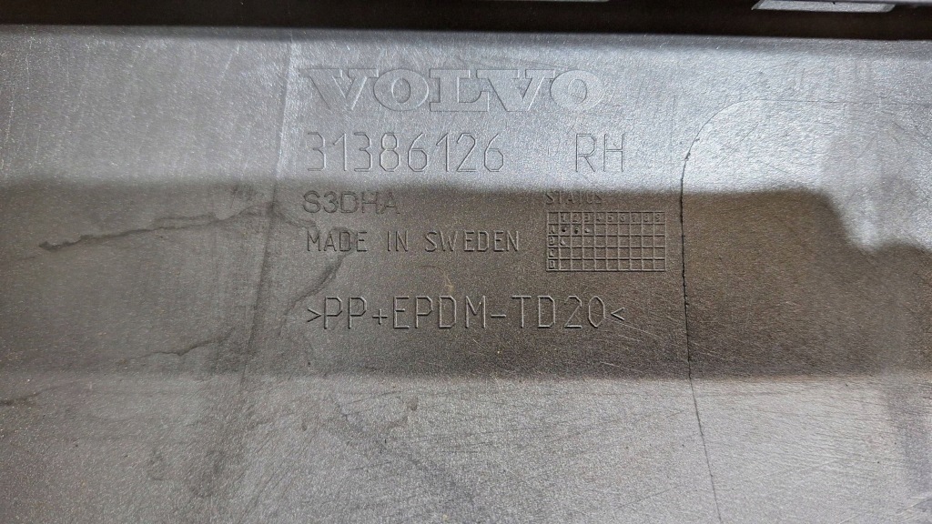 фото №5, Накладка порог молдинг порог правая volvo v90 s90 16- 31386126