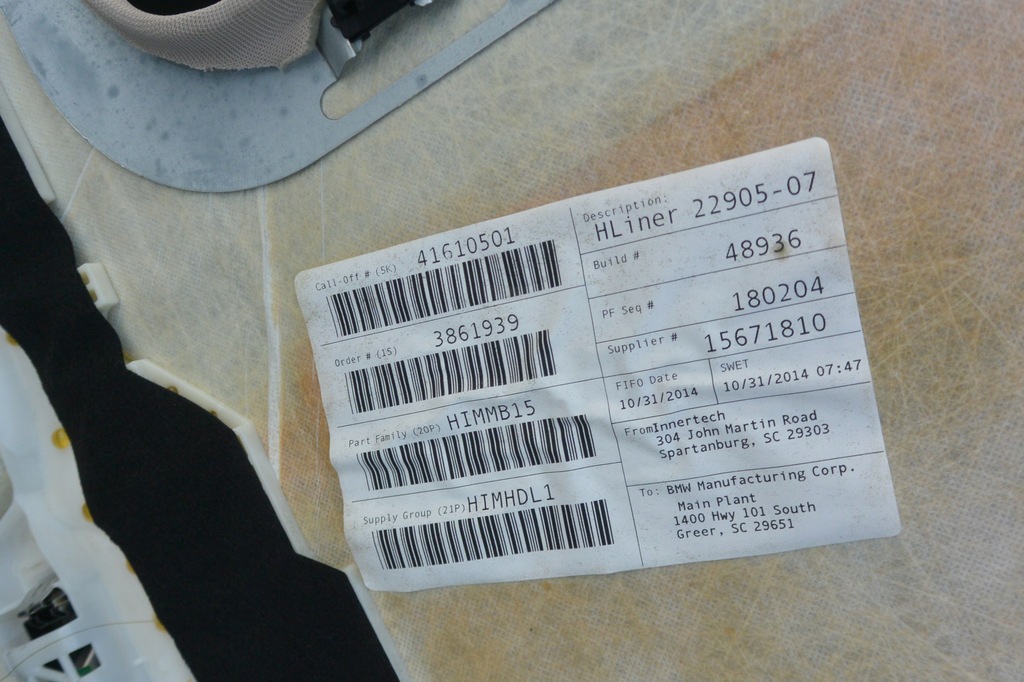 фото №11, Стеля панорама bmw x5 f15