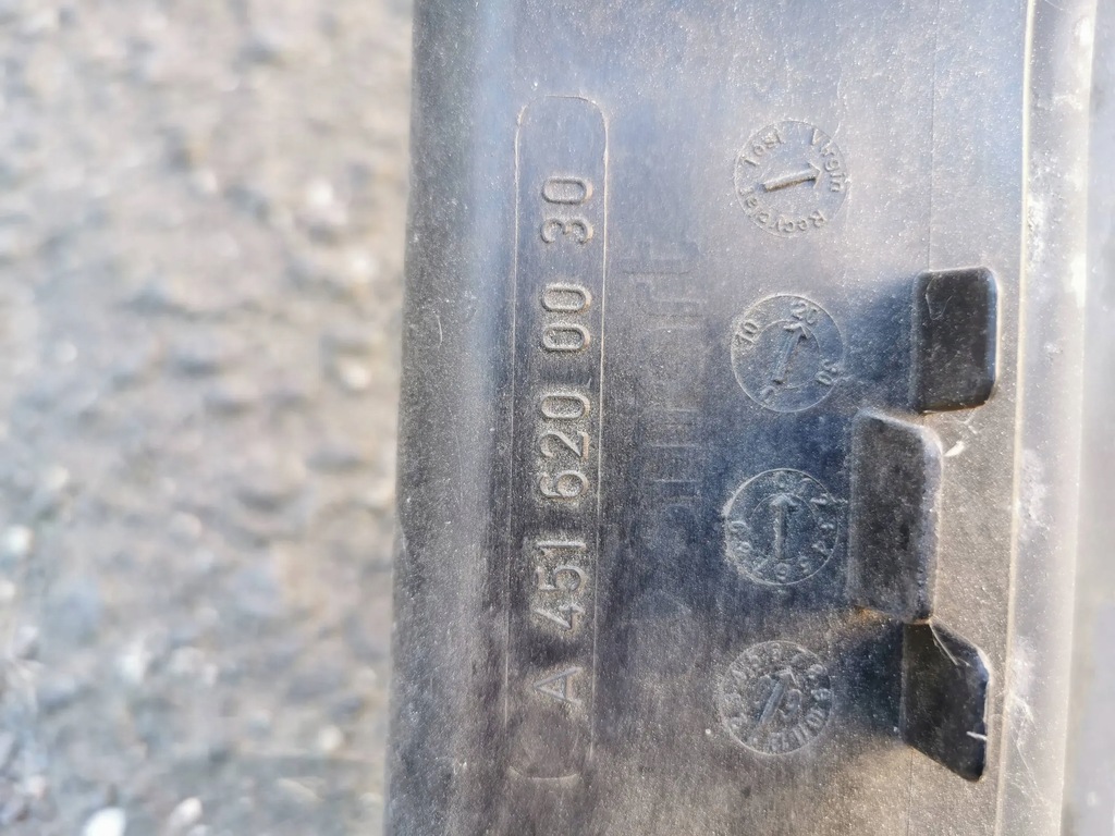 фото №12, Smart fortwo ii 07- w451 pas передний перед усилитель a4516200030