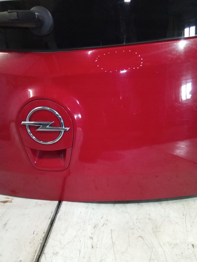фото №6, I76 крышка багажника багажника opel agila b красный