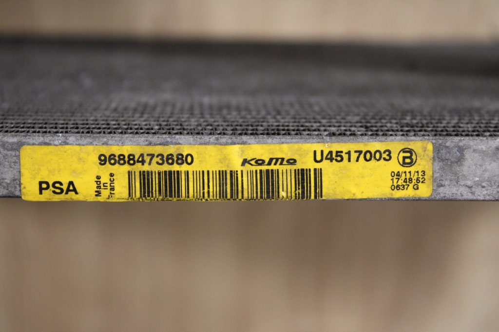 фото №6, Радиатор кондиционера peugeot 508 i 2.2 hdi