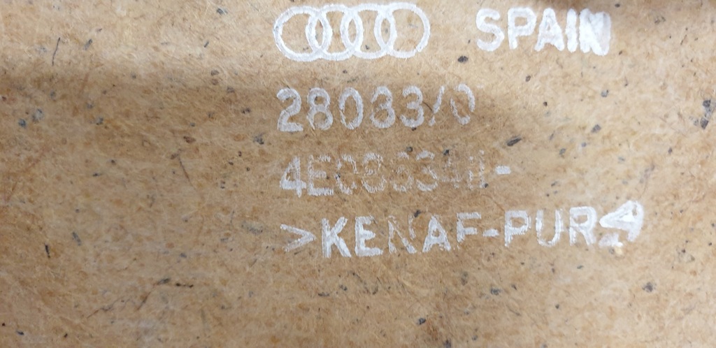 фото №9, Задняя полка audi a8 d3 4e0863411 серая