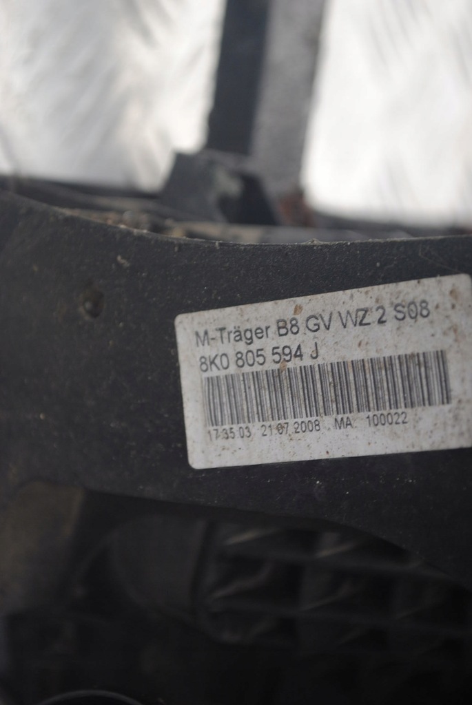 фото №8, Pas передний усилитель радиатор 2x вентилятор audi a4 b8 1.8 tfsi