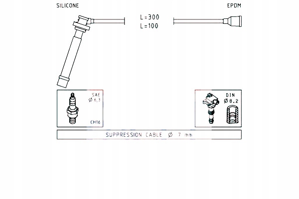 фото №2, Провода зажигания fiat sedici eps