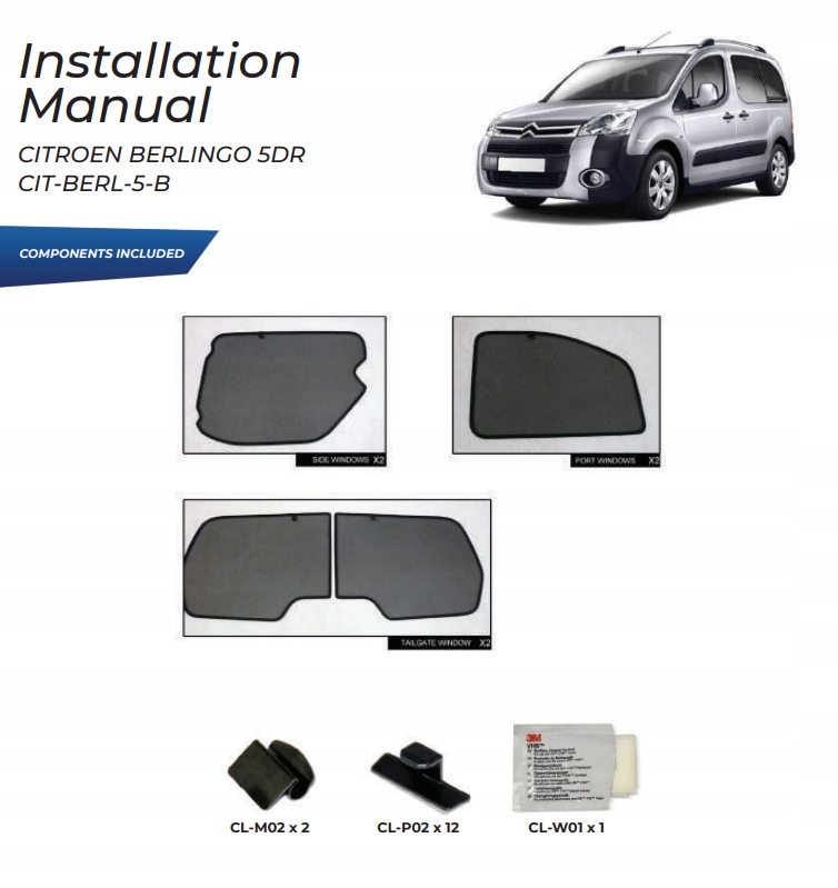 фото №15, Шторки citroen berlingo multispace захист шторка сонцезахисні