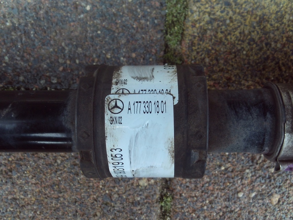 фото №2, Приводной вал левая mercedes a klasa a 1773301801