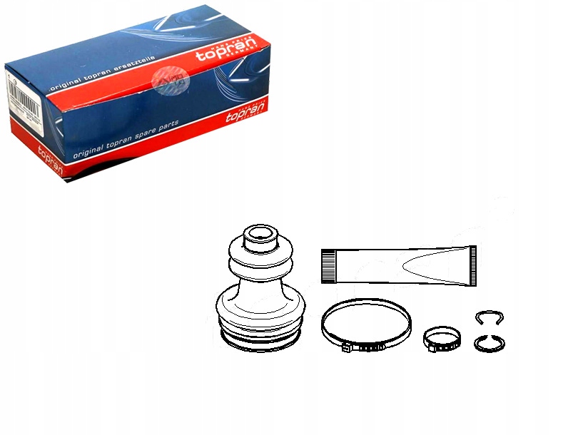 фото №1, Набір захист шарнір topran 1073804s