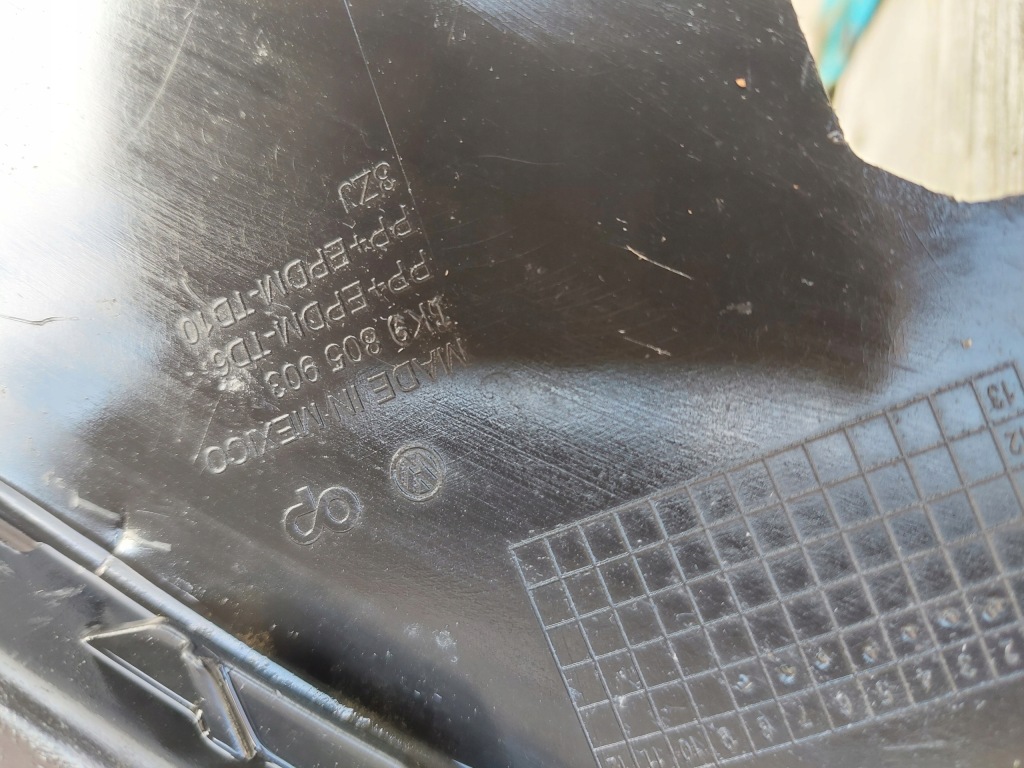 фото №9, Vw golf vi спойлер бампера перед накладка 1k9805903