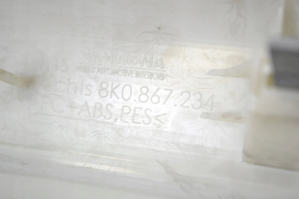 фото №5, Audi a4 s4 b8 8k 2014 правая сторона защита стойка стекло передней / a