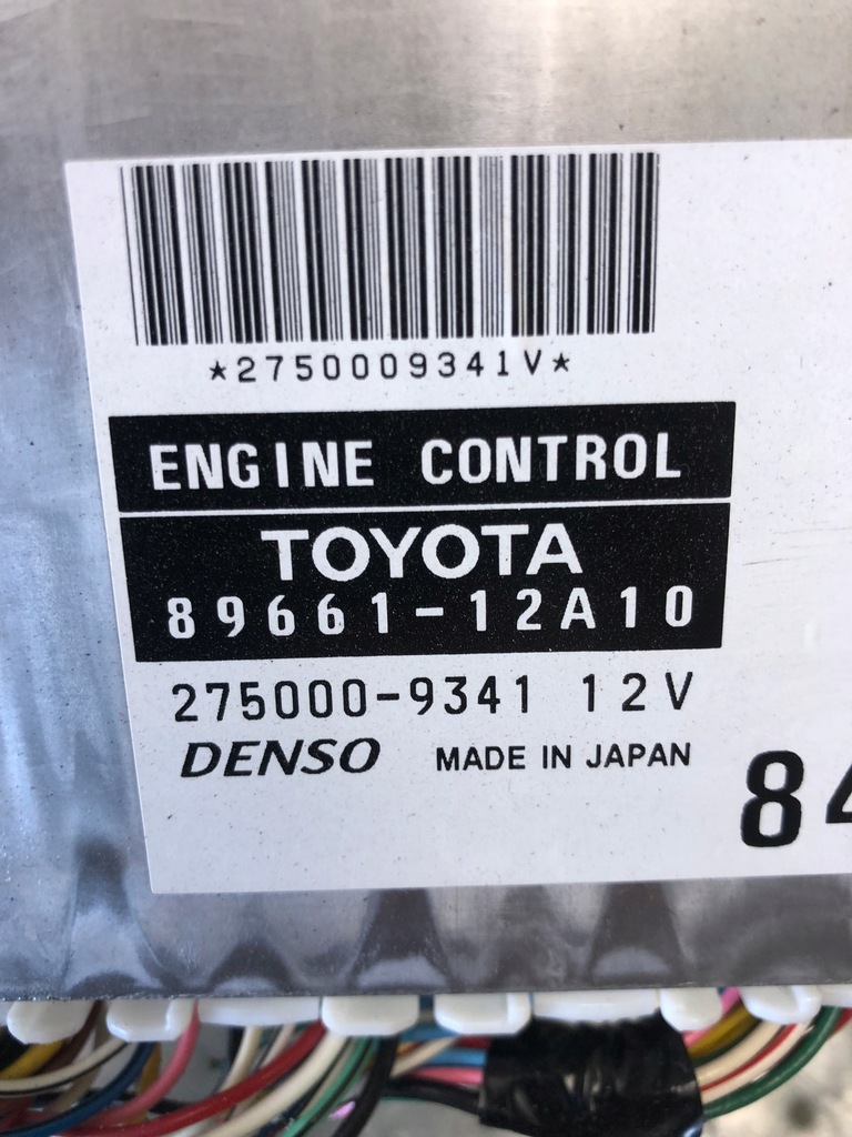фото №5, Бортовий комп'ютер двигуна 1.6 3zz-fe toyota corolla e12 89661-12a10