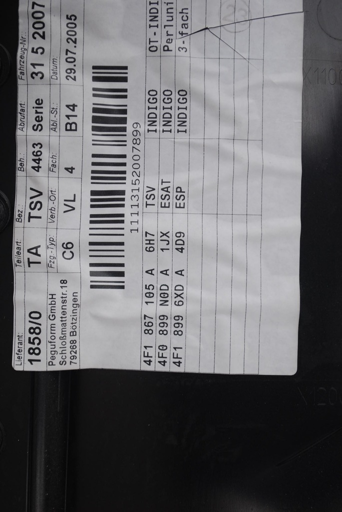 фото №4, Обшивки двері indigo a6 c6