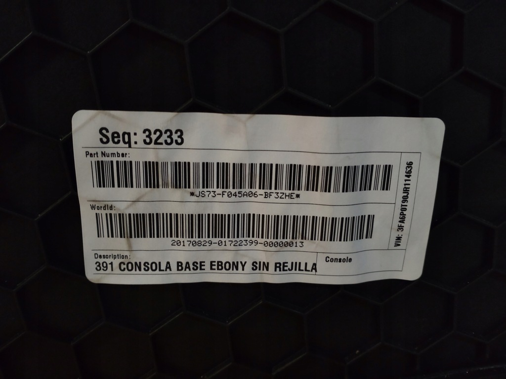 фото №8, Підлокітник тунель середній ford fusion lift usa 2017-