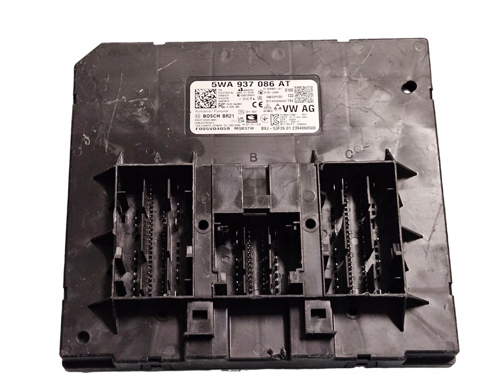 фото №1, Модуль комфорту bcm vw golf 5wa937086at dopiszę