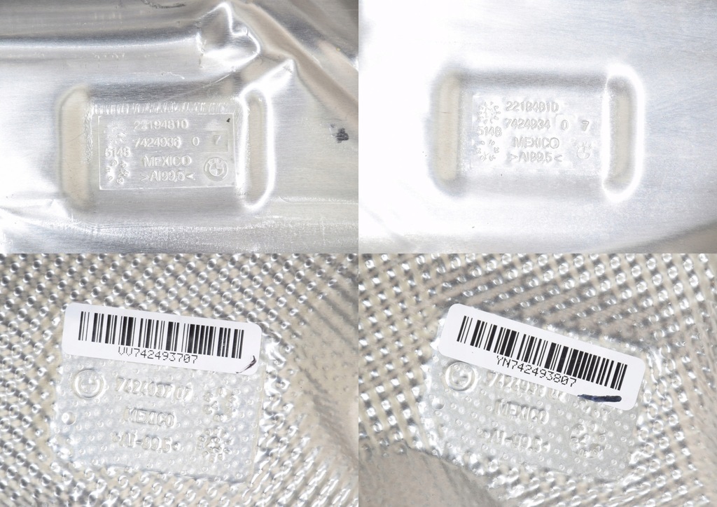 фото №8, Bmw x5 g05 x6 g06 30dx 40dx 3,0d защита тепловая выхлоп глушителя набор