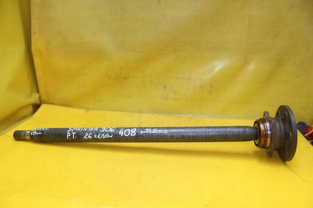 фото №6, Привідний вал ступиця правий задня sprinter 906 vw crafter 26 зубів