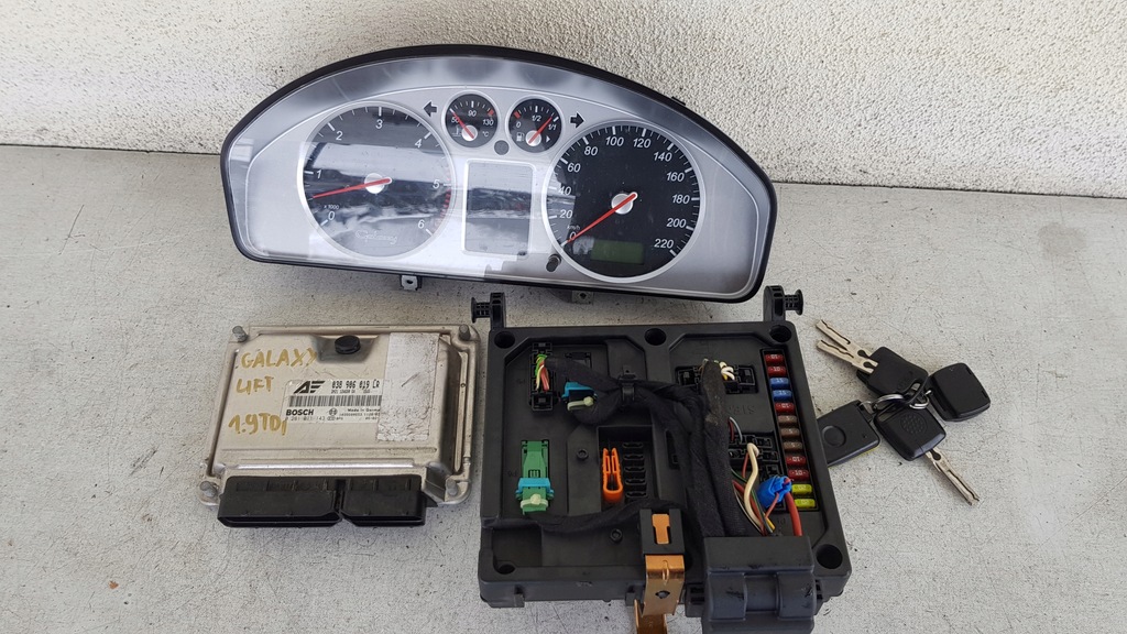 фото №1, Бортовий комп'ютер набір ford galaxy mk1 1.9 tdi lift