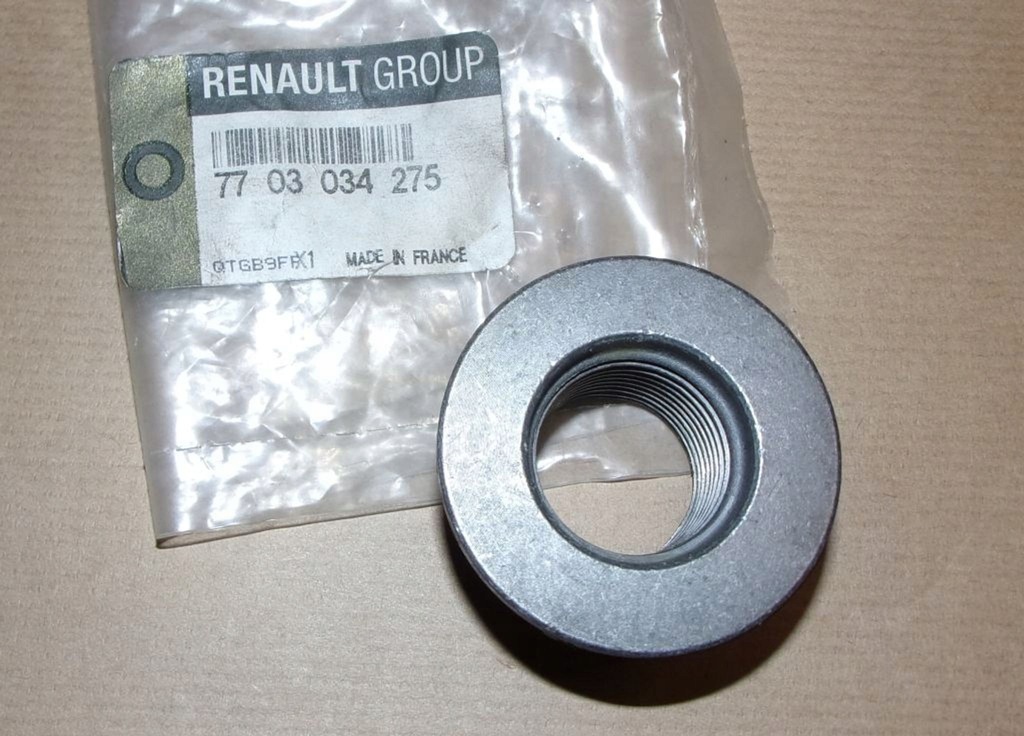 фото №2, Оригинальный номер renault гайка ступица renault задняя megane iii, trafic 7703034275