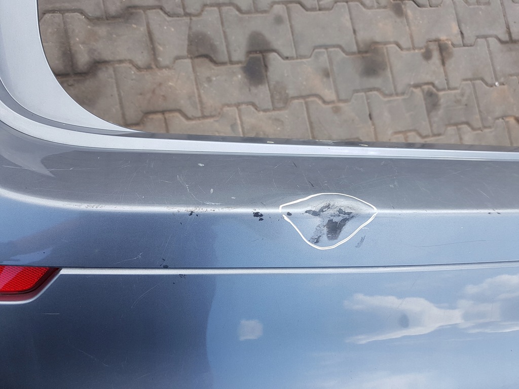 фото №6, Bmw x6 e71 07-10r бампер задняя a52 a52/7 spacegrau металлик