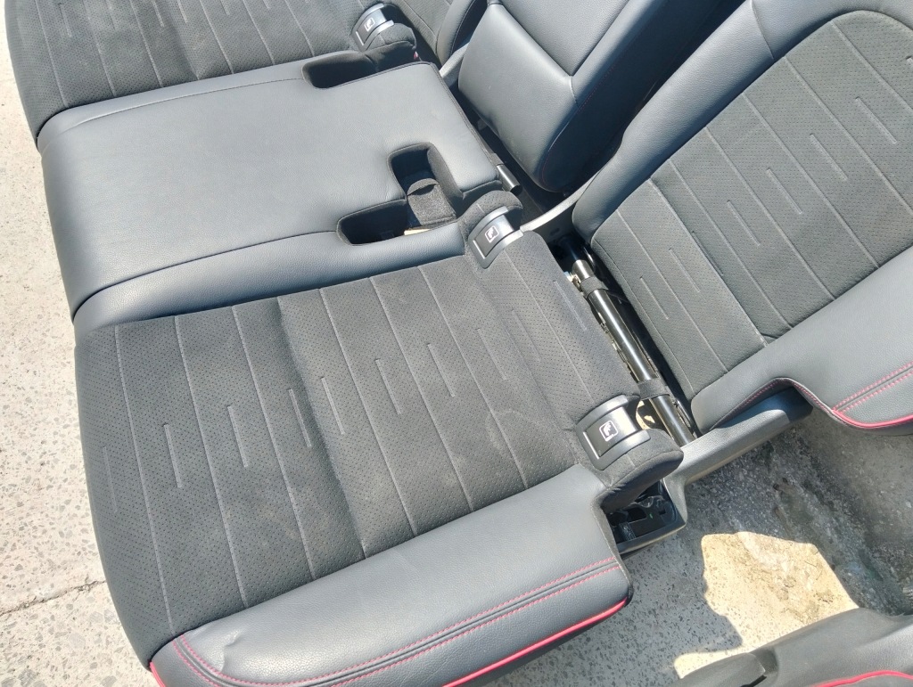 фото №8, Сидіння заднє сидіння шкіра czerwona nić hyundai tucson iii lift n-line 2019r