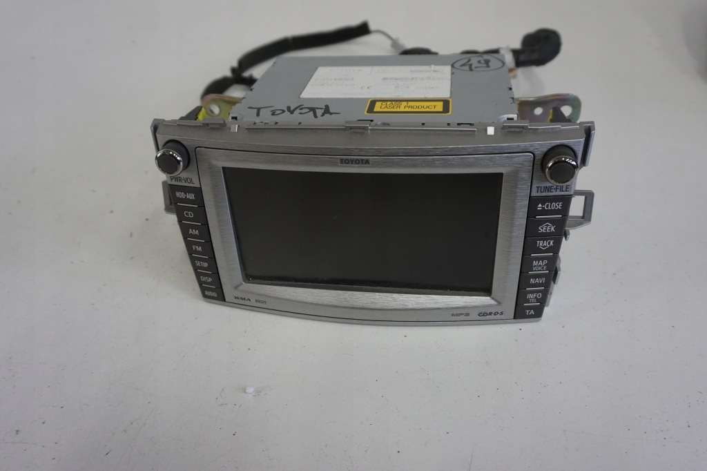 фото №1, Toyota verso радиопроигрыватель навигация gps 86120-64040 86113-60w160 2011rok