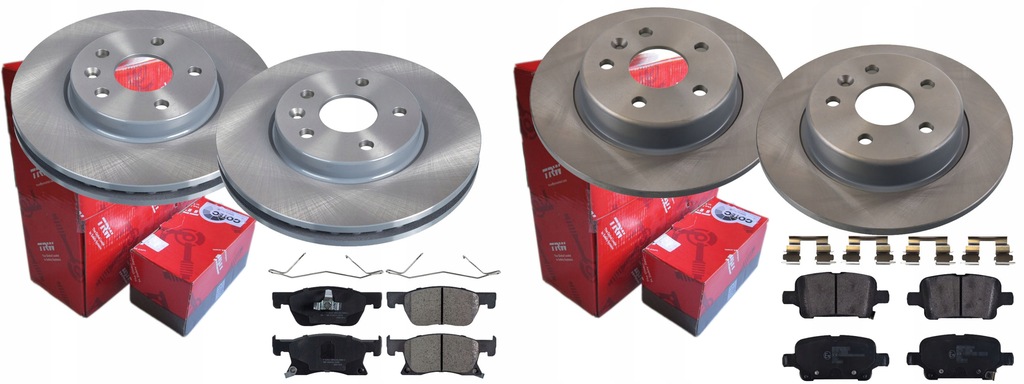 фото №1, Тормозные диски тормозные колодки p+t trw opel astra k v