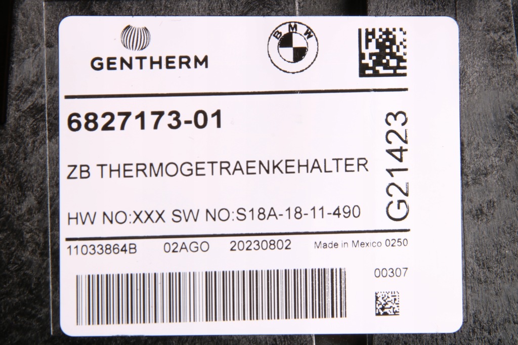 фото №8, Bmw x5 g05 x6 g06 x7 g07 кронштейн термический na напитки кружки подстаканник 6827173