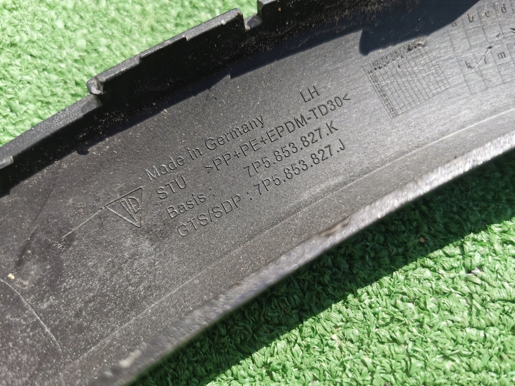 фото №15, Молдинг na крыло левая задняя задняя porsche cayenne 7p5 lift 7p5853827k