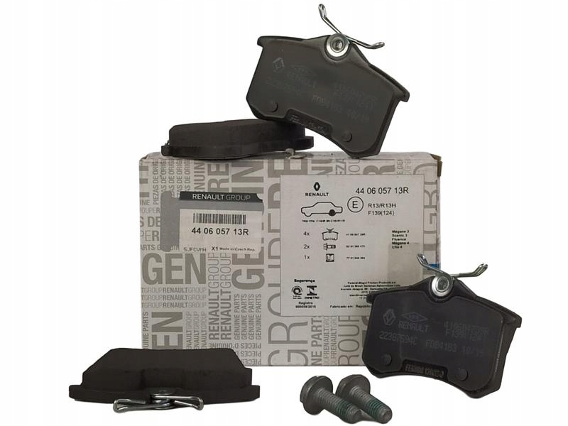фото №2, Оригинальный номер renault тормозные колодки тормозные задняя clio iv fluence